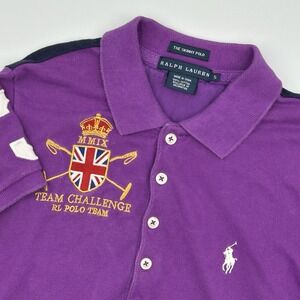 Polo Ralph Lauren Mercer RL Team Rugby Polo Women's Small Shirt Big Logo Pony #3